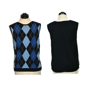 MICHAEL Michael Kors argyle sweater vest womens XL